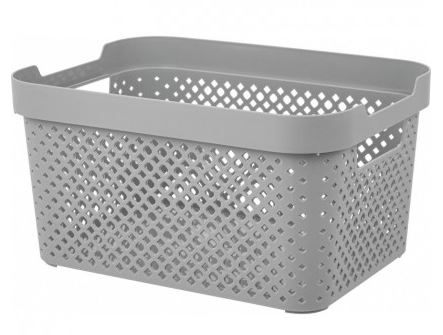 Корзина для хранения Plast Team Stockholm 5л серый шторм